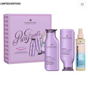 Pureology Hydrate Holiday kit and Color Fanatic protectant Shampoo Conditioner